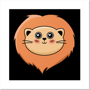 Cute Lion Posters and Art